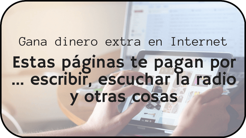 Paginas que te pagan por