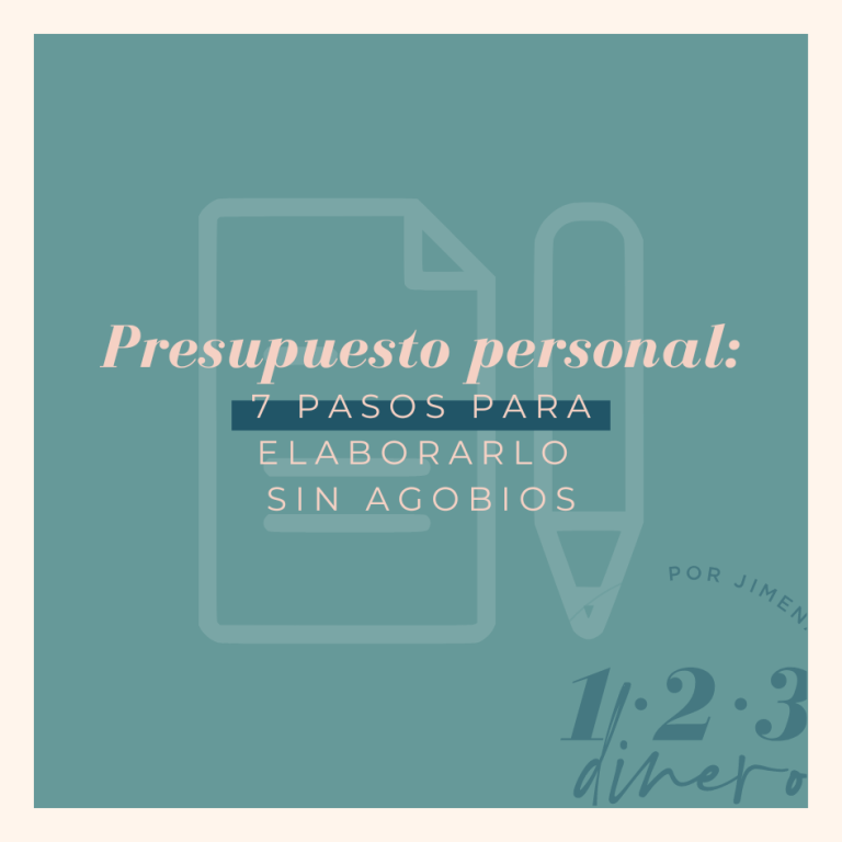 como hacer un presupuesto personal
