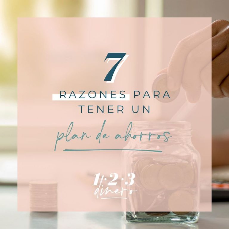 razones para tener un plan de ahorros