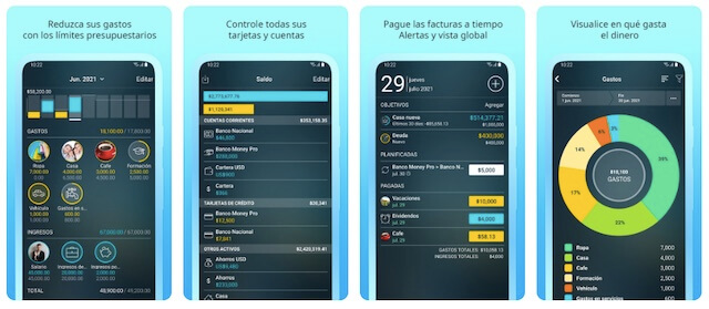 app control gastos diarios money pro